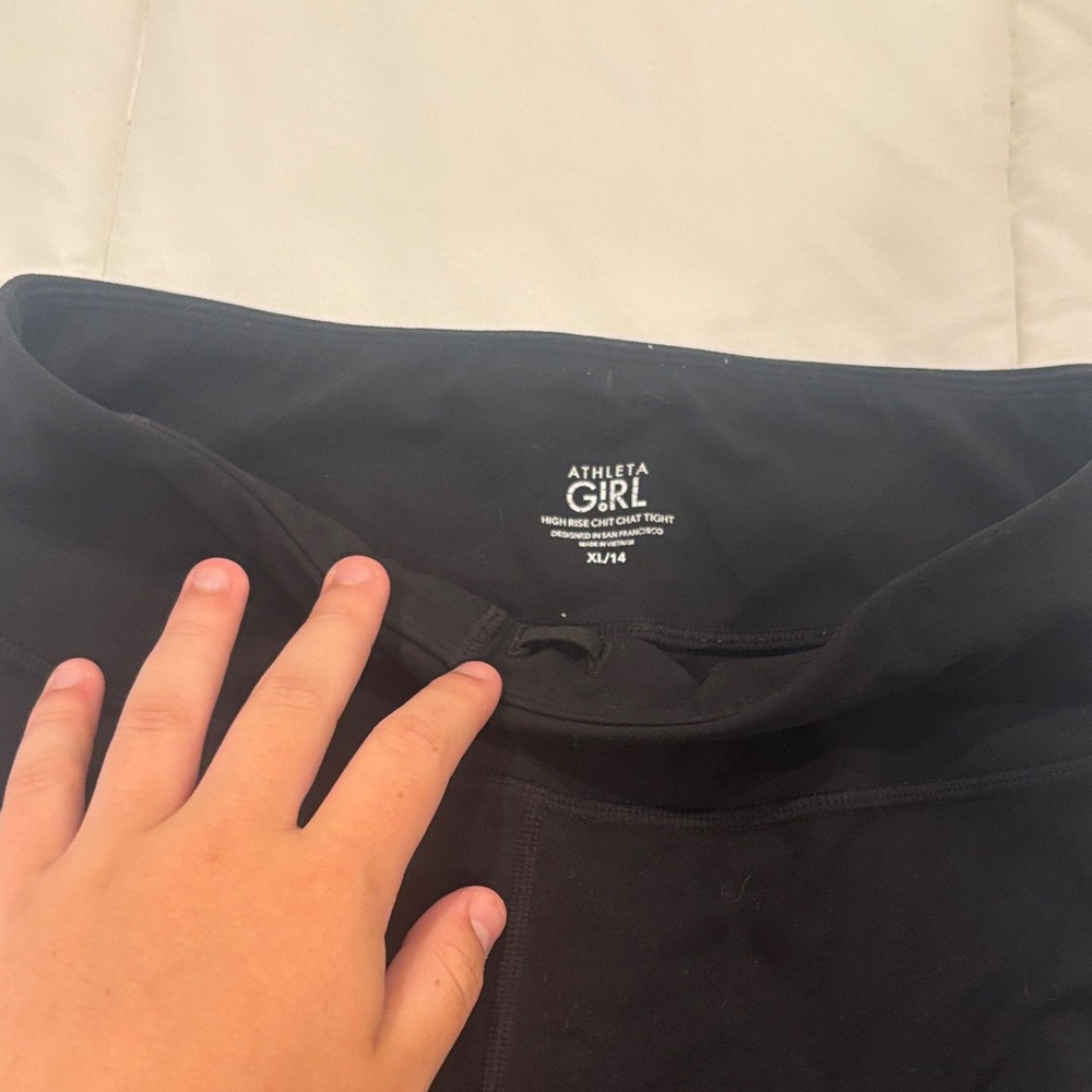 Athleta Kids Black Leggings